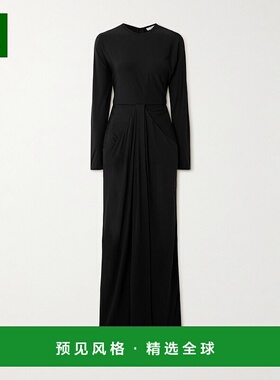 1h可退 香港直邮The Row 女士 Anselm连衣裙 8625K209 black黑色