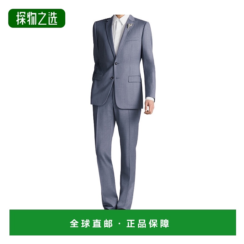 香港直邮Dior 单排扣羊毛西装套装 633C720A1022外套