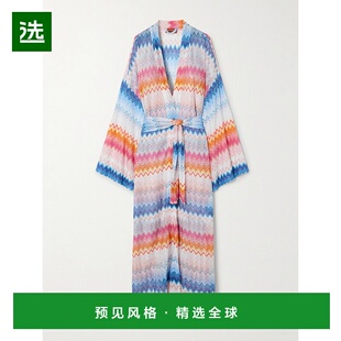 锯齿形和服罩衫 1h可退 女士 米索尼 MS25SQ0BBR 香港直邮MISSONI