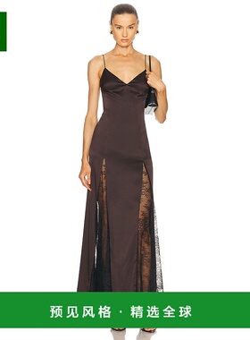 香港直邮Staud 女士 Trinity 真丝连衣裙 R25P2203SN