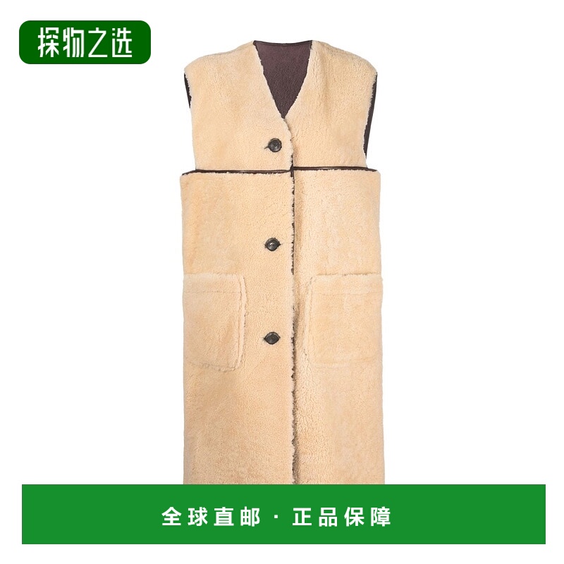 香港直邮Marni 双面长款马甲 GLMX0064B0ULM095