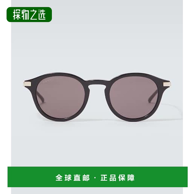 1h可退 香港直邮Gucci 古驰 男士 圆形太阳眼镜 colorful花色 舒