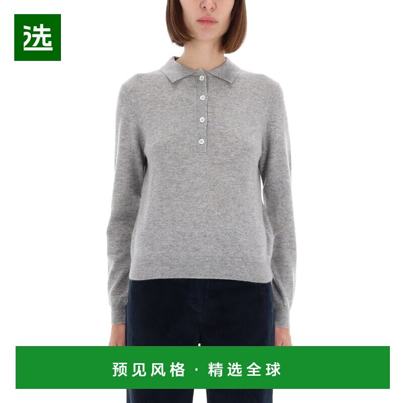 香港直邮ASPESI 女士针织衫 3306456701360 AW2025 灰色羊绒
