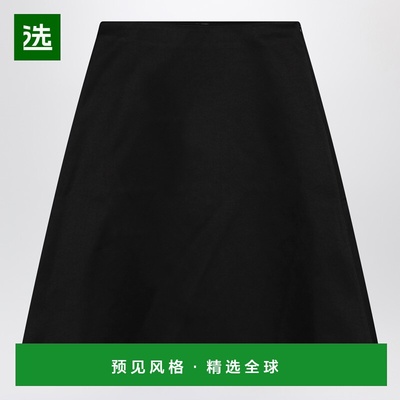 1h可退 香港直邮THE GARMENT 女士 Kelly 黑色棉混纺半身裙 21051