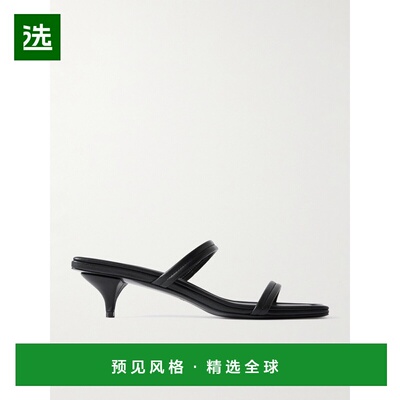 1h可退 香港直邮ST.AGNI 女士 皮质凉鞋 S25121BLKBlack black黑