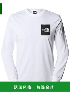 香港直邮THE NORTH FACE 男士T恤 SS2025 白色长袖 NF0A8A6PFN4