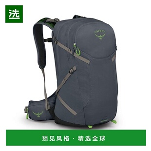 欧洲直邮Osprey Sportlite 25男女通用钨灰色尼龙远足背包新