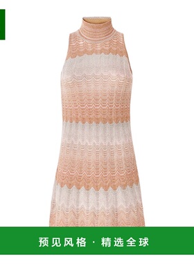 1h可退 香港直邮MISSONI 米索尼 女士 无袖迷你连衣裙 DS24WG2DBK