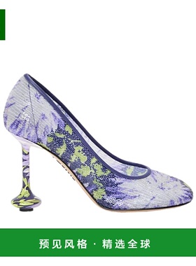 1h可退 香港直邮LOEWE 罗意威 女士 亮片 Toy 高跟鞋 LLSTS01X19