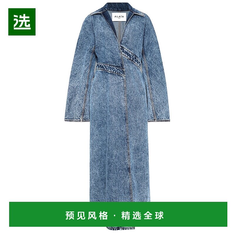 1h可退 香港直邮Alaïa 女士 螺旋形风衣 AA9M1067T535A 舒适时尚