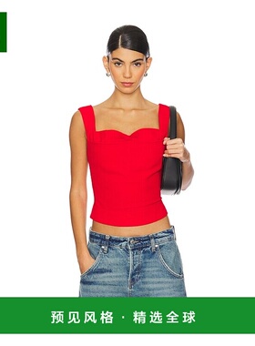 1h可退 香港直邮Miaou 女士 Imogene 紧身胸衣 7023CL red红色 舒
