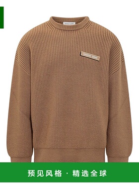 1h可退 香港直邮Marine Serre 男士 渔夫徽标贴片针织毛衣 UTK003