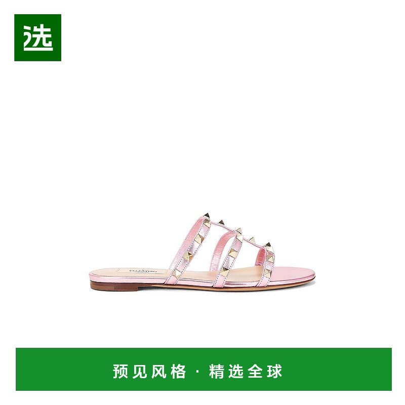 1h可退 香港直邮Valentino 华伦天奴 女士 铆钉凉拖平底鞋 6W2S0C,女鞋,时装凉鞋,淘宝优惠券,粉丝福利购,淘宝优惠卷