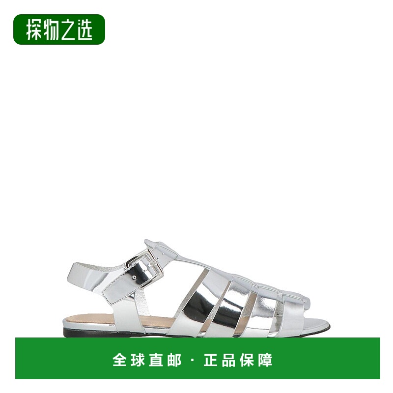 香港直邮THEORY 希尔瑞 女士 凉鞋 metal金属色 舒适时尚