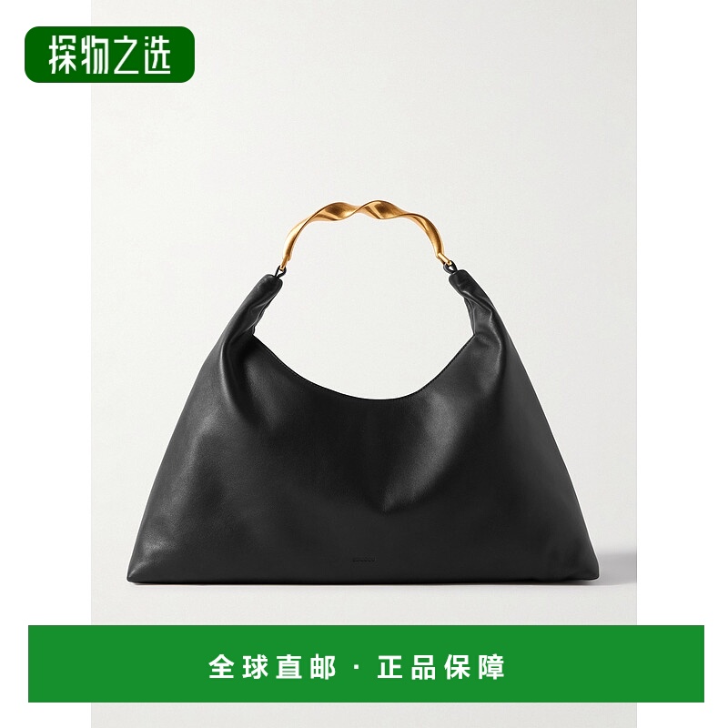 香港直邮Simkhai 女士 Nixi 中号皮革肩包 525H018LBLACK