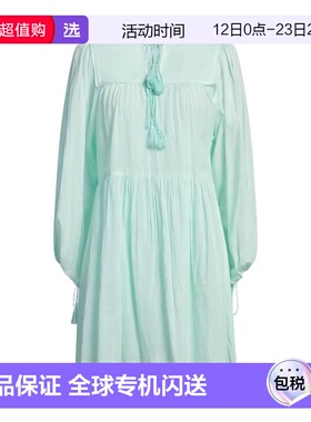 1h可退 香港直邮ANTIK BATIK 女士 短款连衣裙 green绿色 舒适时