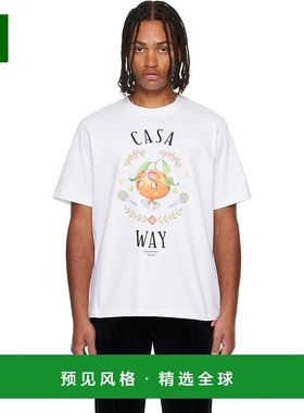 1h可退 香港直邮Casablanca 男士 白色 The Casa Way Orange Masc