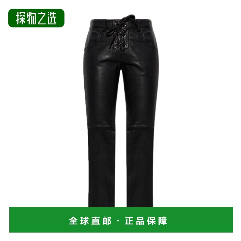 香港直邮Isabel Marant 亮面小羊皮皮裤 PA0544FCD1B02I
