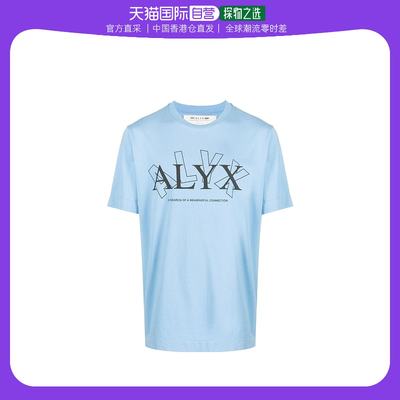 香港直邮Alyx 徽标短袖T恤 AAUTS0377F-BLU1