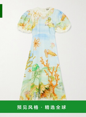 1h可退 香港直邮ALÉMAIS 女士 + Sam Pauletto Cove 祖母绿色褶皱