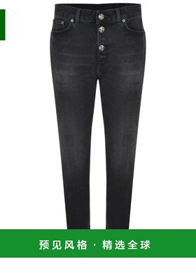 香港直邮DONDUP 女士牛仔裤 DP268BDS0369LM3999 AW2025 黑色