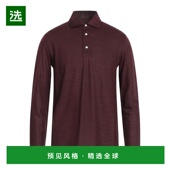 纯色 男装 美国直邮 1h可退 羊毛 ISAIA 100 长袖 Polo衫 高领