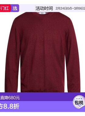1h可退 香港直邮Iceberg 冰山 男士 毛衣 red红色 舒适时尚
