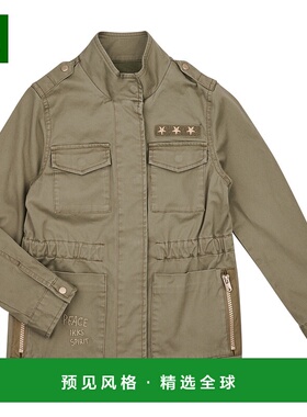 欧洲直邮IKKS  XW42022 女童服装派克大衣 XW42022-57-C