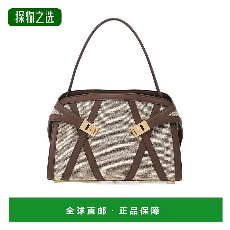 香港直邮Salvatore Ferragamo Hug手提袋 21A291菲拉格慕