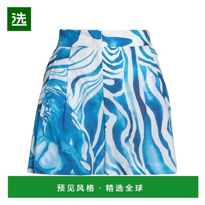 1h可退 香港直邮Alberta Ferretti 女士 短裤 blue蓝色 舒适时尚
