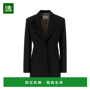 香港直邮Blumarine 外套 蓝色情人 黑色羊毛西装 2B10 女士 1h可退