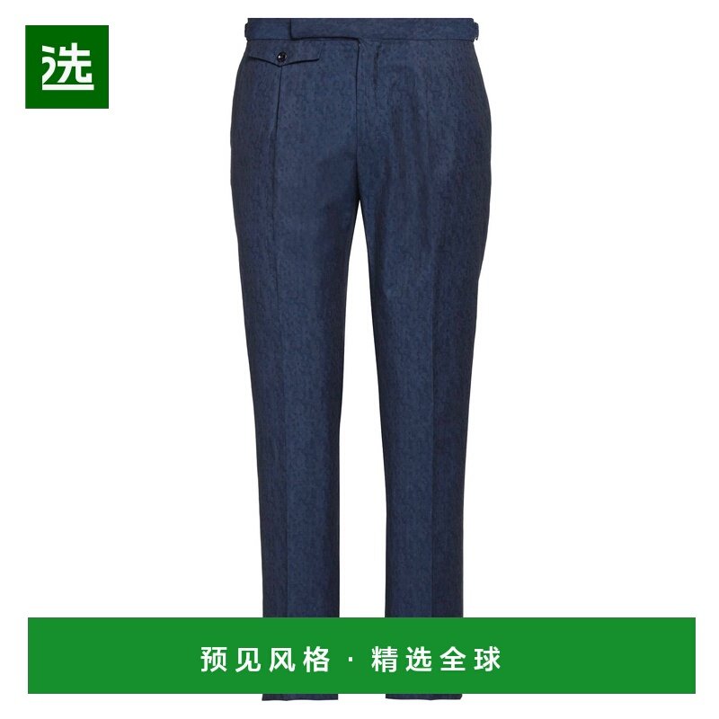 1h可退 香港直邮Incotex 男士 休闲长裤 blue蓝色 舒适时尚,男装,休闲裤,淘宝优惠券,粉丝福利购,淘宝优惠卷