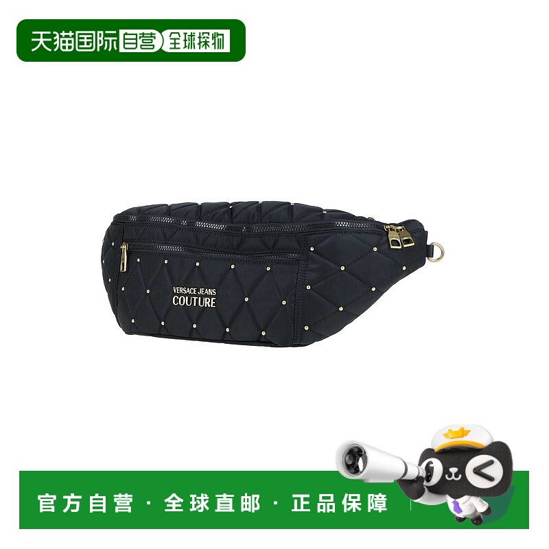 1h可退 香港直邮Versace Jeans 范思哲 男士 Bags 皮带 black黑色