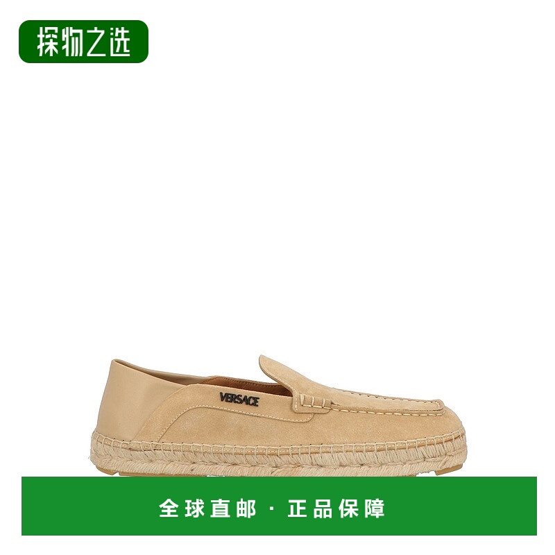 香港直邮versace 范思哲 男士 麻底鞋 beige米色 舒适时尚