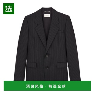 外套 1h可退 条纹羊毛西装 Laurent 857994Y1M11 香港直邮Saint