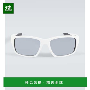 香港直邮Prada Rossa 普拉达 Linea 矩形太阳眼镜 男士 1h可退