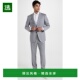 男士 香港直邮BOSS 1h可退 grey灰色 波士 套装 西装 修身 舒适时尚