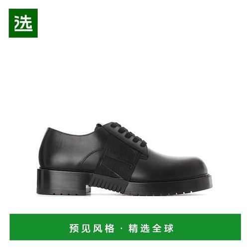 【99新未使用】香港直邮Valentino 黑色系带商务正装鞋 WY2S0E54P