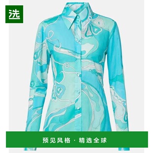 1h可退 香港直邮Emilio Pucci 璞琪 女士 Orchidee 棉质衬衫