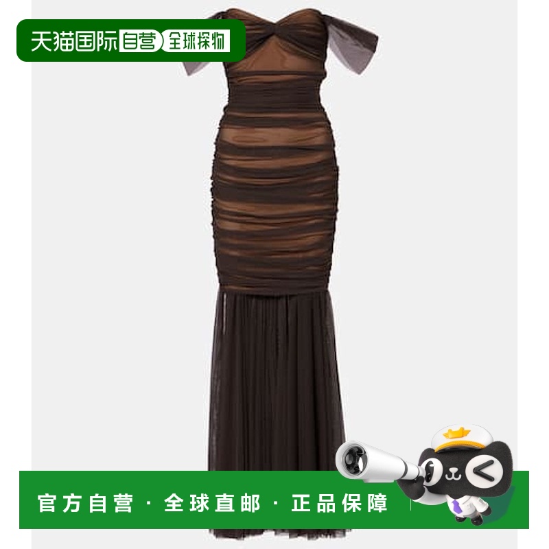 1h可退 香港直邮NORMA KAMALI 诺玛·卡玛丽 女士 Walter 褶皱网