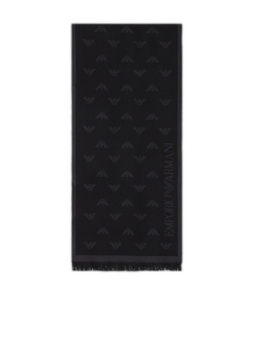 香港直邮Emporio Armani 羊毛提花围巾 625009CC306高级感 正品