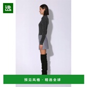 美国直邮 半身裙 Walter 1h可退 Baker Gavriel 花岗岩色 真皮