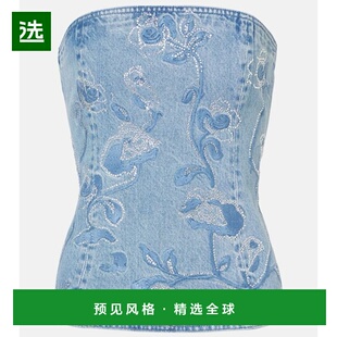 1h可退 香港直邮ROTATE BIRGER CHRISTENSEN 女士 人造钻石牛仔上