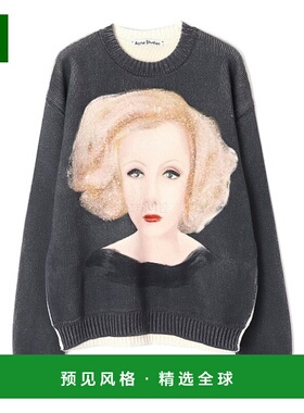韩国直邮Acne Studios B60282 969 圆领针织衫 好莱坞图标葛丽泰