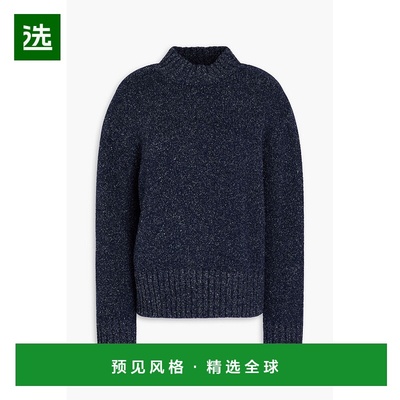 1h可退 香港直邮CLAUDIE PIERLOT 女士 羊毛真丝混纺高领毛衣 CFP