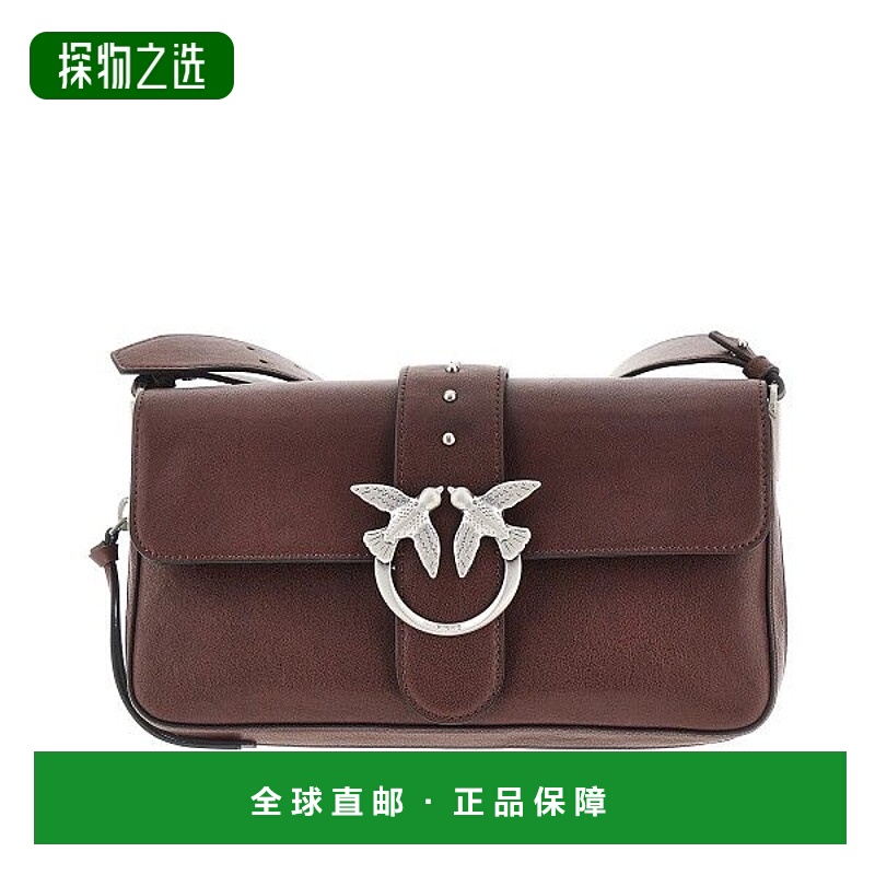 香港直邮Pinko 品高 女士 中型皮革 Classic Love Slouchy 肩背包