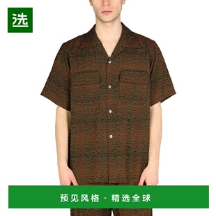 1h可退 香港直邮Needles 男士 ANIMALIER 印花衬衫 KP100BLEOPARD