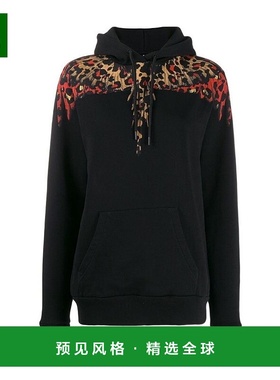 香港直邮Marcelo Burlon 豹纹翅膀连帽卫衣 CWBB031E6116