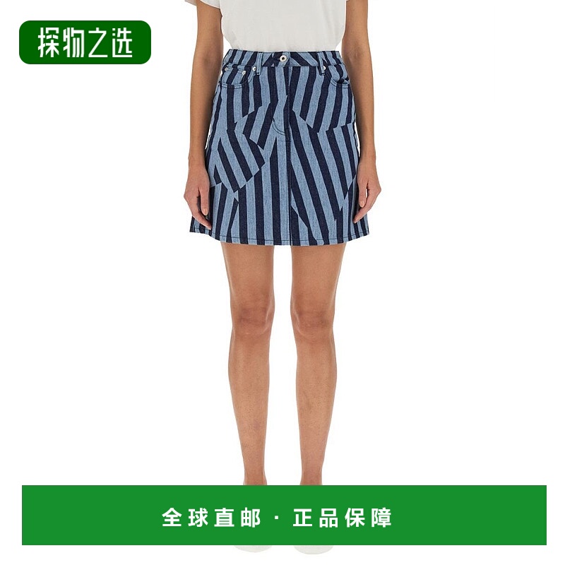 1h可退 欧洲直邮KENZO 女士半身裙 FD62DJ2746R1DM包臀裙a字裙