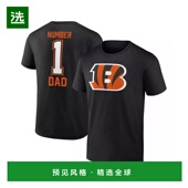 简约时尚 1h可退 舒适透 T恤短袖 圆领上装 美国直邮 Fanatics男士